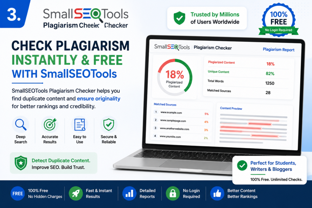 SmallSEOTools Plagiarism Checker